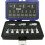 Composition embouts de vissage 1/4-1/2'' pour vis à 6 pans femelle, poli