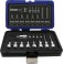 Composition embouts de vissage 1/4-1/2'' pour vis à 6 pans femelle, poli