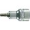 Embout de vissage 1/2'' pour vis femelle à 6 pans, poli, Cote s/plats : 6 mm, Long. 60 mm