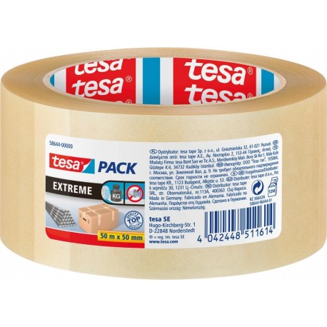tesapack 50m x 50mm Extreme transp.58644 (Par 6)
