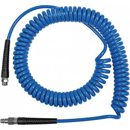 Tuyau air avec raccord 1/4 PU 10x65mm 6m