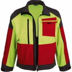 Veste Softshell ForestJackRed Taille S rouge/anthr./jaune