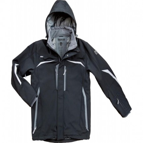 Veste Soft-Shell Hiver Taille L Allrounder noir/gris