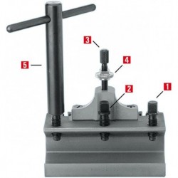 Vis carrée pour tourelle à serrage rapide M11x1 SRW 1 PCS