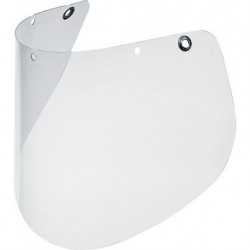 Visière clair PC 500x250x1mm