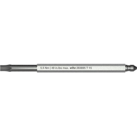 Lames interchangeables TorqueFix® pour TORX® femelle, Dimensions : T 7, Couple de rotation max. 0,9 N·m