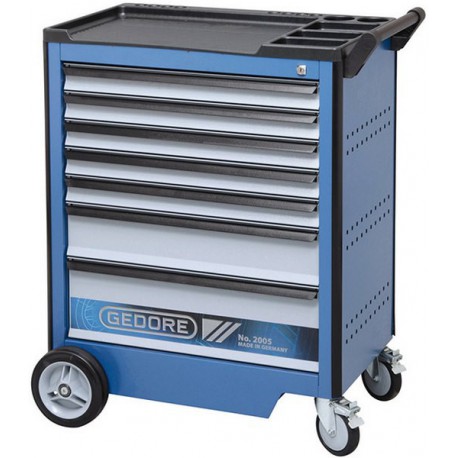 Servante d'atelier, type 2005, Dimensions L x l x H : 775 x 435 x 985 mm, Force portante statique 500 kg, Poids 79 kg