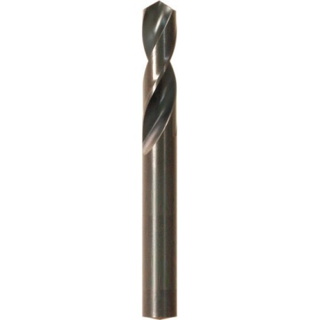 Foret automatique avec queue cylindrique, en acier à coupe rapide, type N, DIN 1897, profil rectifié, surface sans revêtement, Ø h8 : 12,80 mm