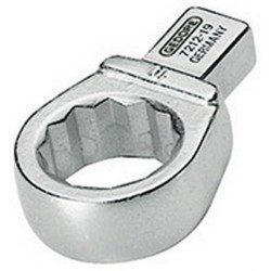 Clé polygonale emboîtable, Cote s/plats : 13 mm, Tige 9 x 12 mm, Larg. : 21,5 mm, Hauteur : 12,0 mm