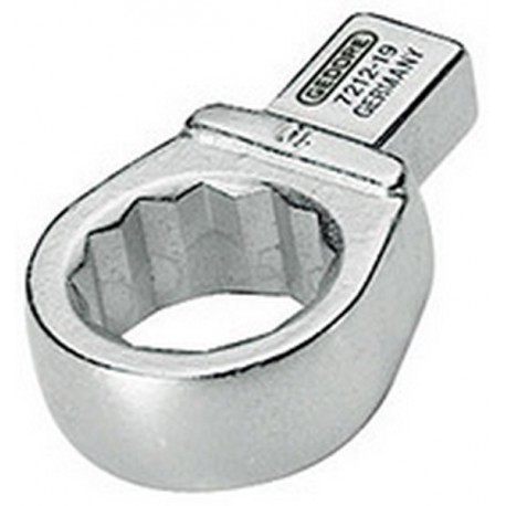 Clé polygonale emboîtable, Cote s/plats : 19 mm, Tige 14 x 18 mm, Larg. : 30,5 mm, Hauteur : 12,0 mm