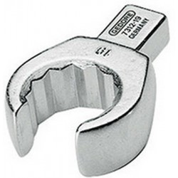 Clé polygonale emboîtable ouverte, Cote s/plats : 17 mm, Tige 9 x 12 mm, Larg. : 31,5 mm, Hauteur : 12,0 mm