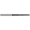 Alésoir mécanique CN à queue cylindrique, HSSE, Ø nominal : 1,52 mm, Long. totale 43 mm, Lames de 9 mm, queue Ø 2 mm