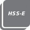 Alésoir mécanique CN à queue cylindrique, HSSE, Ø nominal : 2,49 mm, Long. totale 57 mm, Lames de 14 mm, queue Ø 3 mm