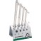 Jeu de clés coudées à 6 pans, modèle long, 9 pièces, nickelé, sur présentoir d'atelier, Contenu : 2,5 3 4 5 6 8 10 12 14 mm