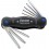 Jeu de clés coudées TORX® dans un étui, Quantité : 8 pièces, Contenu T 9 T 10 T 15 T 20 T 25 T 27 T 30 T 40, Long. du boîtier 120 mm