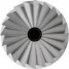 Fraise sur tige de 6 mm, en carbure, forme cylindrique ZYA-S, avec denture frontale, denture 3, Forme : ZYA-S 1225, Ø de la tête 12 mm