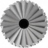 Fraise sur tige de 6 mm, en carbure, forme cylindrique ZYA-S, avec denture frontale, denture 4, Forme : ZYA-S 1625, Ø de la tête 16 mm