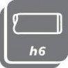 Ébauche de lancette en carbure monobloc, forme A, une face ébauchée, Ø - h6 : 4,0 mm, Long. totale 75 mm, Long. coupe 6 mm