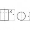 Aimant cylindrique, Ø d : 16 mm, Hauteur l 20 mm, Réduction max. b 5 mm, Force de maintien : 20 N, Poids : 30 g