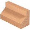 Fraise à chanfreiner, outil à bois, Ø : 35,0 mm, Angle 45 °, Long. utile 18,0 mm, Long. totale : 57,0 mm