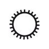 Lime d'atelier, manche ronde, Long. : 200 mm, Taille 3, Coupe transversale 7,5 mm