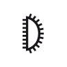 Lime à clé demi-ronde 100mm taille 2 PFERD 1 PCS