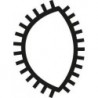 Jeu de limes à aiguille de précision CORRADI®, 12 éléments, dans un étui en plastique, Long. : 160 mm, Taille 2