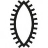 Jeu de limes à aiguille de précision CORRADI®, 12 éléments, dans un étui en plastique, Long. : 160 mm, Taille 2