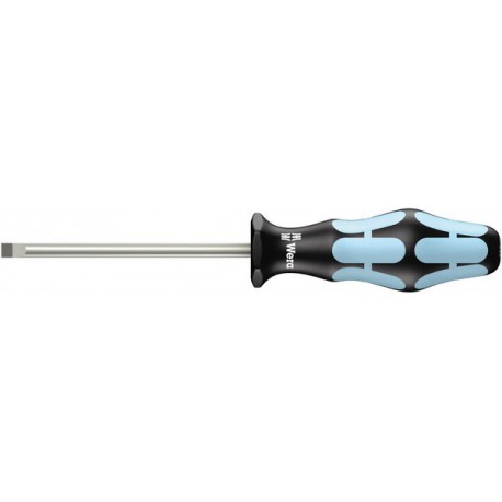 Tournevis plat en acier inoxydable, Larg. : de la lame : 10,0 mm, Épais. : de la lame 1,6 mm, Long. de la lame 175 mm, Long. totale : 312 mm