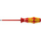 Tournevis plat VDE, Larg. : de la lame : 5,5 mm, Épais. : de la lame 1,0 mm, Long. de la lame 125 mm, Long. totale : 223 mm, Ø de la lame : 5,0 mm