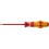 Tournevis plat VDE, Larg. : de la lame : 5,5 mm, Épais. : de la lame 1,0 mm, Long. de la lame 125 mm, Long. totale : 223 mm, Ø de la lame : 5,0 mm