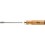 Tournevis plat, manche en bois, Larg. : de la lame : 14,0 mm, Épais. : de la lame 1,8 mm, Long. de la lame 250 mm, Long. totale : 390 mm
