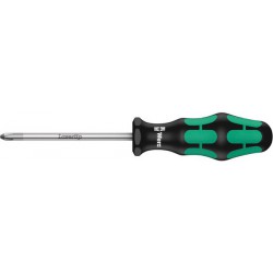 Tournevis cruciforme PH, avec lame ronde, Dimensions : PH 2, Long. de la lame 100 mm, Long. totale 205 mm, Ø de la lame : 6,0 mm