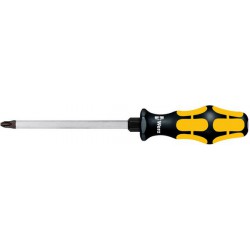 Tournevis cruciforme PZ (tournevis-burin), Dimensions : PZ 1, Long. de la lame 80 mm, Long. totale 178 mm, Lame à 6 pans : 5 mm