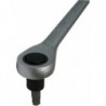 Adaptateur d'embout pour clés mixtes cliquet, Fixation : 1/4 pouces, Pour cote s/plats 10 mm
