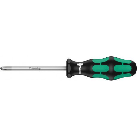 Tournevis cruciforme PZ, avec lame ronde, Dimensions : PZ 2, Long. de la lame 100 mm, Long. totale 205 mm, Ø de la lame : 6,0 mm