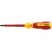 Tournevis cruciforme PZ VDE, avec lame ronde, Dimensions : PZ 3, Long. de la lame 150 mm, Long. totale 265 mm, Ø de la lame : 9,8 mm