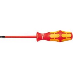 Tournevis TORX® VDE, Dimensions : T 6, Long. de la lame 80 mm, Long. totale 81 mm, Ø de la lame : 3,0 mm