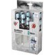 Jeu de tournevis en acier inoxydable, fente/PH, 6 pièces