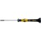 Tournevis électronique ESD plat, Larg. : de la lame : 2,5 mm, Épais. : de la lame 0,40 mm, Long. de la lame 80 mm, Long. totale : 177 mm