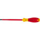 Tournevis plat VDE, Larg. : de la lame : 3,5 mm, Épais. : de la lame 0,6 mm, Long. de la lame 100 mm, Long. totale : 204 mm, Ø de la lame : 5,3 mm