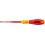Tournevis plat VDE slimFix, Larg. : de la lame : 3,5 mm, Épais. : de la lame 0,6 mm, Long. de la lame 100 mm, Long. totale : 204 mm, Ø de la lame : 5,3 mm