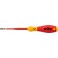 Tournevis plat VDE slimFix, Larg. : de la lame : 4,0 mm, Épais. : de la lame 0,8 mm, Long. de la lame 100 mm, Long. totale : 211 mm, Ø de la lame : 5,8 mm