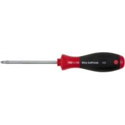 Tournevis cruciforme PZ, avec lame ronde, Dimensions : PZ 1, Long. de la lame 80 mm, Long. totale 191 mm, Ø de la lame : 4,5 mm