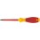 Tournevis cruciforme PZ VDE, avec lame ronde, Dimensions : PZ 1, Long. de la lame 80 mm, Long. totale 191 mm, Ø de la lame : 6,3 mm