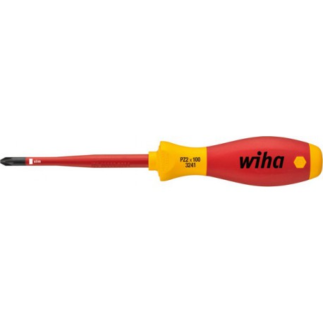 Tournevis VDE cruciforme slimFix PZ, Dimensions : PZ 2, Long. de la lame 100 mm, Long. totale 218 mm, Ø de la lame : 7,8 mm