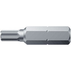 Embout pour vis à 6 pans femelle 5/16'', 30 mm, Cote s/plats : 6 mm
