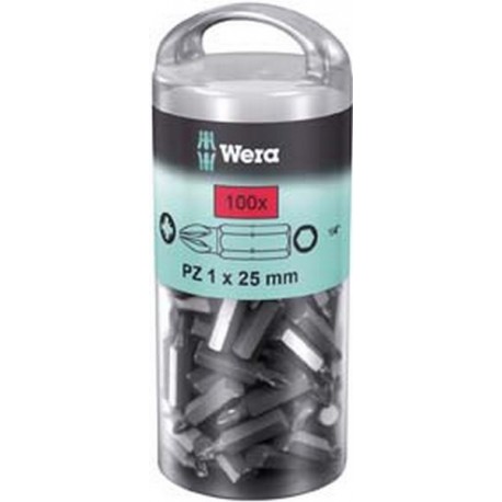 Embout cruciforme PZ 1/4'' grand pack, 25 mm de long, Dimensions : PZ 2