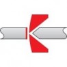 Pince coupante latérale d'électronicien ESD Super Knips®, Long. 125 mm, Capacité de coupe pour fil souple Ø 0,2-1,6 mm, fil semi-dur Ø 0,2-1,0 mm