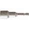 Douille 1/4'', 50 mm de long, métrique, Cote s/plats : 6 mm